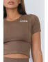 Missguided Жарсена къса тениска - Pepit.bg