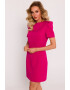 MOE Rochie mini cu maneci decorative - Фуксия - Pepit.bg