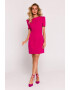MOE Rochie mini cu maneci decorative - Фуксия - Pepit.bg