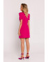 MOE Rochie mini cu maneci decorative - Фуксия - Pepit.bg