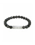 Monomen Мънистена гривна Black&Grey Jasper - Pepit.bg