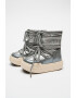 Moon Boot Зимни ботуши Park с лого - Сребрист - Pepit.bg