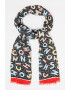 Moschino Шал с модал и лого - Pepit.bg