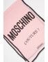Moschino Шал с модал с лого - Pepit.bg