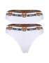 MOSCHINO Underwear Бикини с лого - 2 чифта - Pepit.bg