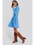 NA-KD Разкроена къса рокля - Pepit.bg