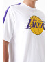 New Era Памучна тениска Los Angeles Lakers - Pepit.bg