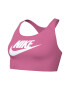 Nike Фитнес бюстие Swoosh с лого и Dri-FIT - Pepit.bg