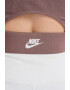 Nike Къс топ с изрязан гръб - Pepit.bg