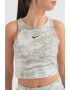 Nike Къс топ с щампа - Pepit.bg