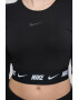 Nike Къса блуза с лого - Pepit.bg