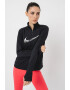 Nike Суитшърт за бягане Swoosh с Dri-FIT с къс цип - Pepit.bg