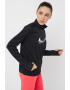 Nike Суитшърт за бягане Swoosh с Dri-FIT с къс цип - Pepit.bg