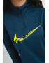 Nike Суитшърт за бягане Swoosh с Dri-FIT с къс цип - Pepit.bg