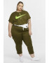 Nike Уголемена тениска с лого - Pepit.bg