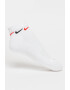 Nike Унисекс фитнес чорапи до глезена Everyday Plus Cushioned с Dri-FIT - 3 чифта - Pepit.bg