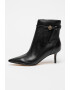NINE WEST Боти Ansell с кожа - Черен - Pepit.bg