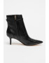 NINE WEST Боти Ansell с кожа - Черен - Pepit.bg