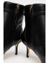NINE WEST Боти Ansell с кожа - Черен - Pepit.bg