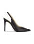NINE WEST Кожени обувки Feather с отворена пета - Pepit.bg