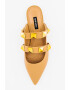 NINE WEST Кожено сабо Dua с капси - Pepit.bg