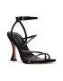 NINE WEST Текстилни сандали Blitz с висок ток - Pepit.bg