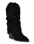 NINE WEST Велурени драпирани ботуши Wilton - Pepit.bg
