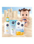 Nivea Комплект слънцезащитни продукти : Слънцезащитен спрей Kids Sensitive Protect & Play SPF 50+ 200 мл + Крем гел за след слънце After Sun Sensitive 175 мл + Слънцезащитен крем за лице UV Face Shine Control SPF 50 50 мл + Кукла Lotte - Pepit.bg