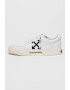 OFF-WHITE Кецове Omia с лого - Бял/Черен - Pepit.bg