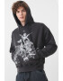 OFF-WHITE Худи с джоб кенгуру и графика - Pepit.bg