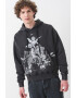 OFF-WHITE Худи с джоб кенгуру и графика - Pepit.bg