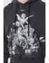 OFF-WHITE Худи с джоб кенгуру и графика - Pepit.bg
