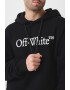 OFF-WHITE Худи с лого - Черен - Pepit.bg