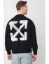 OFF-WHITE Суитшърт с принт - Бял/Черен - Pepit.bg