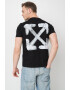 OFF-WHITE Тениска с принт на гърба - Pepit.bg