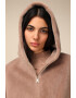 Oltre Плюшено яке с качулка - Pepit.bg