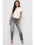 Only Дънки Mom със захабен ефект - Pepit.bg