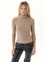 OXXO Ribbed Jersey Blouse WIth Turtleneck - Pepit.bg