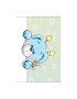 Oyo home Килим Blue Bear 120x180 см Полиестер Дигитален печат Неплъзгащ се Многоцветен - Pepit.bg