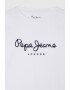 Pepe Jeans London Блуза New Herman с лого - Pepit.bg