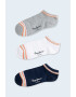 Pepe Jeans London Чорапи с контрасти - 3 чифта - Pepit.bg