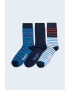 Pepe Jeans London Дълги чорапи с шарка - 3 чифта - Pepit.bg
