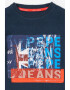 Pepe Jeans London Памучна блуза Claus с лого - Pepit.bg