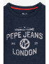 Pepe Jeans London Памучна блуза Raven с лого - Pepit.bg