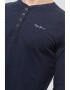 Pepe Jeans London Памучна блуза Thane с деколте Henley - Pepit.bg