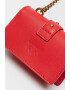 Pinko Кожена чанта Love One Micro с капаче - Pepit.bg