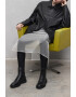 Potamy Кожени боти с цип - Черен - Pepit.bg