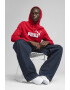 Puma Худи с джоб кенгуру и лого - Pepit.bg