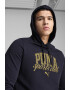 Puma Худи с джоб кенгуру и лого - Pepit.bg
