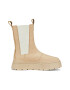 Puma Кожени ботуши Mayze Stack Chelsea с текстил - Бежов - Pepit.bg